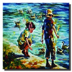 Tranh in Canvas sơn dầu